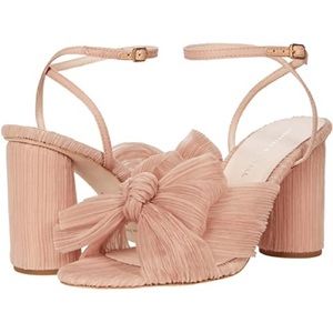 LOEFFLER RANDALL CAMELLIA HEELS - PINK